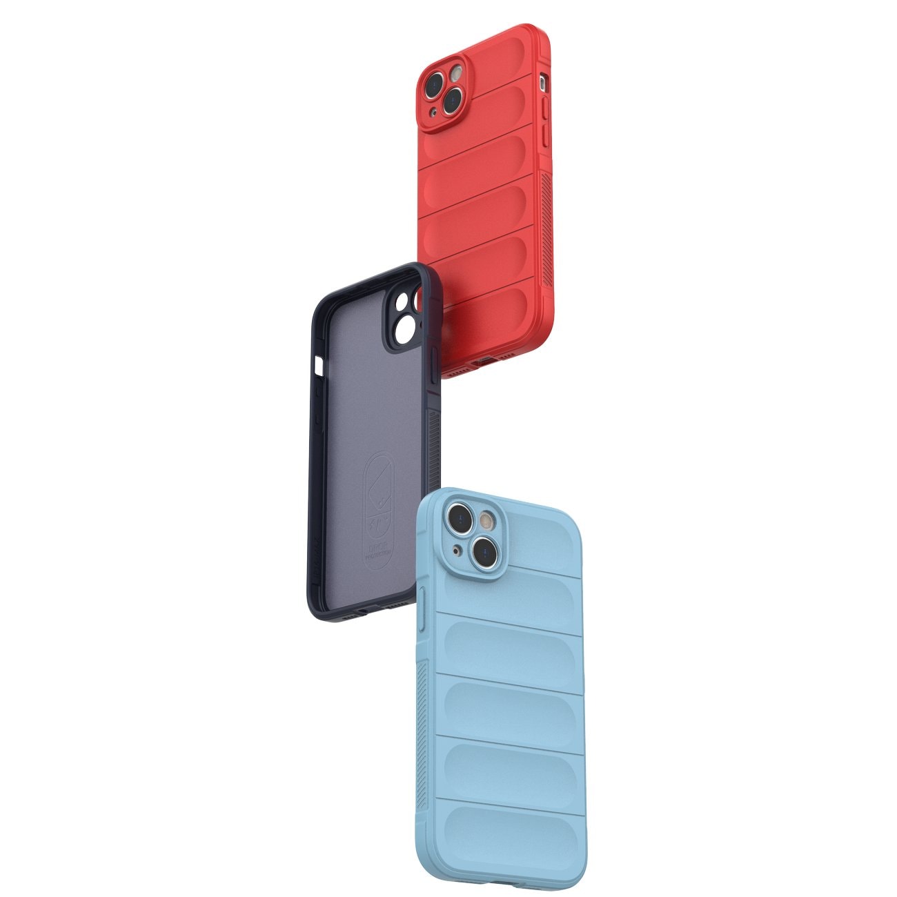 Magic Shield Case-etui for iPhone 14 Plus fleksibelt pansredeksel rødt
