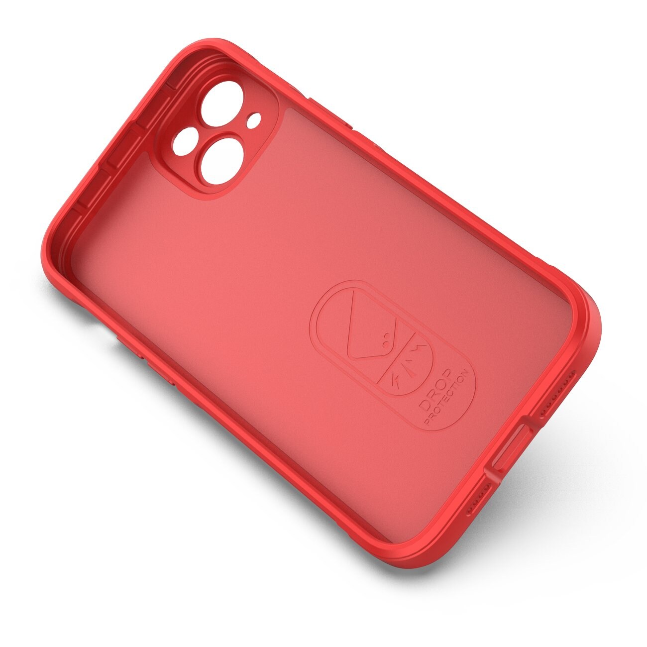 Magic Shield Case-etui for iPhone 14 Plus fleksibelt pansredeksel rødt