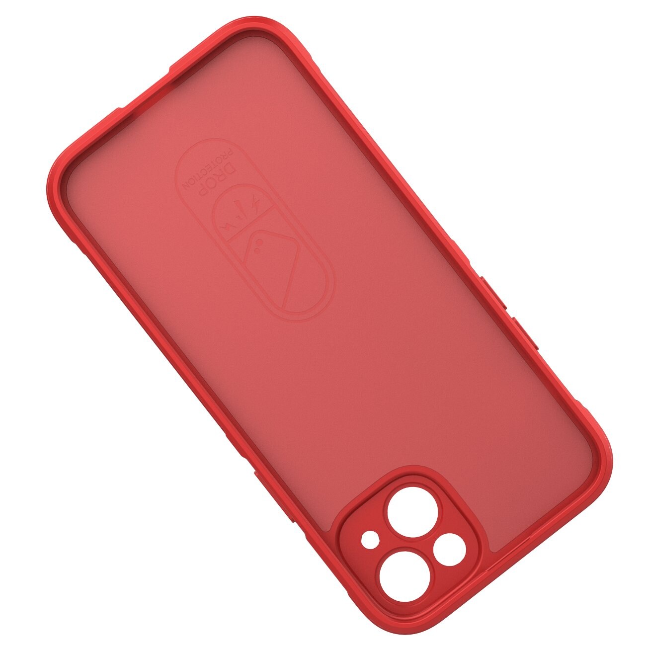 Magic Shield Case-etui for iPhone 14 Plus fleksibelt pansredeksel rødt