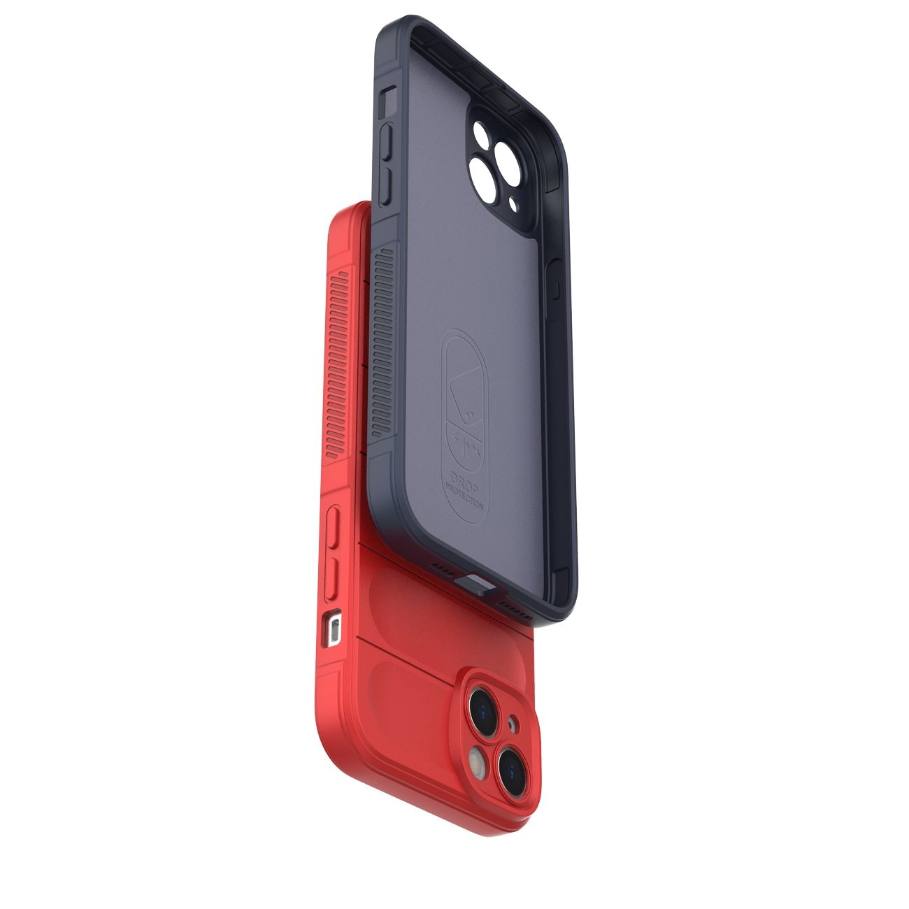 Magic Shield Case-etui for iPhone 14 Plus fleksibelt pansredeksel rødt