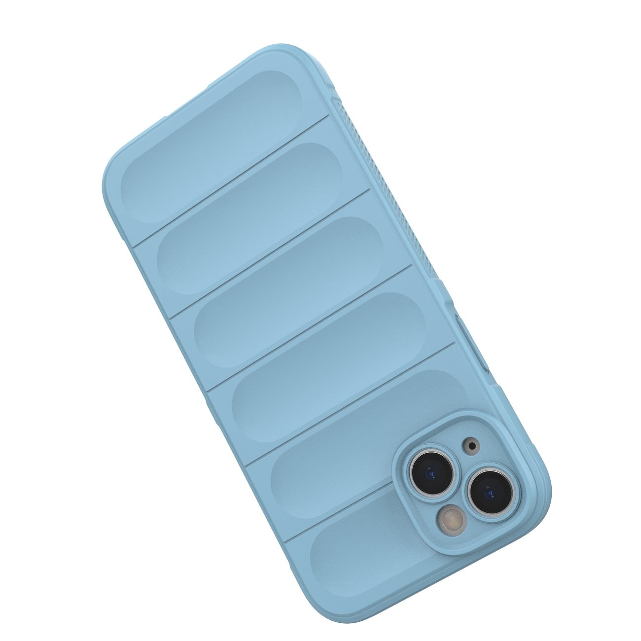 Magic Shield Case-etui for iPhone 14 Plus fleksibelt panseretui lyseblått