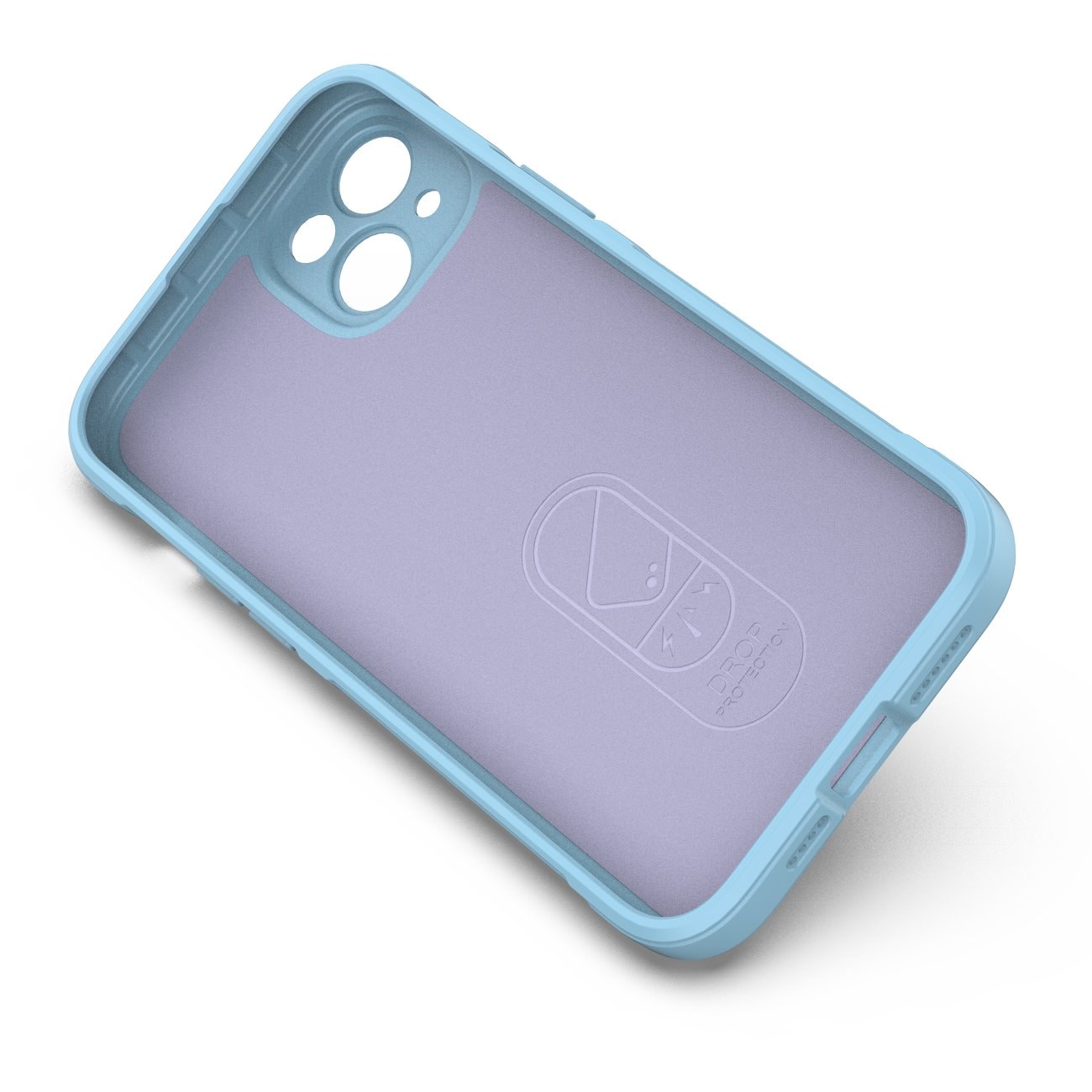 Magic Shield Case-etui for iPhone 14 Plus fleksibelt panseretui lyseblått