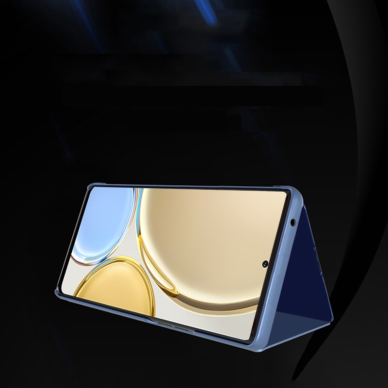 Clear View-etui til Honor X9 / X9 5G / X30 / Magic4 Lite flipdeksel svart