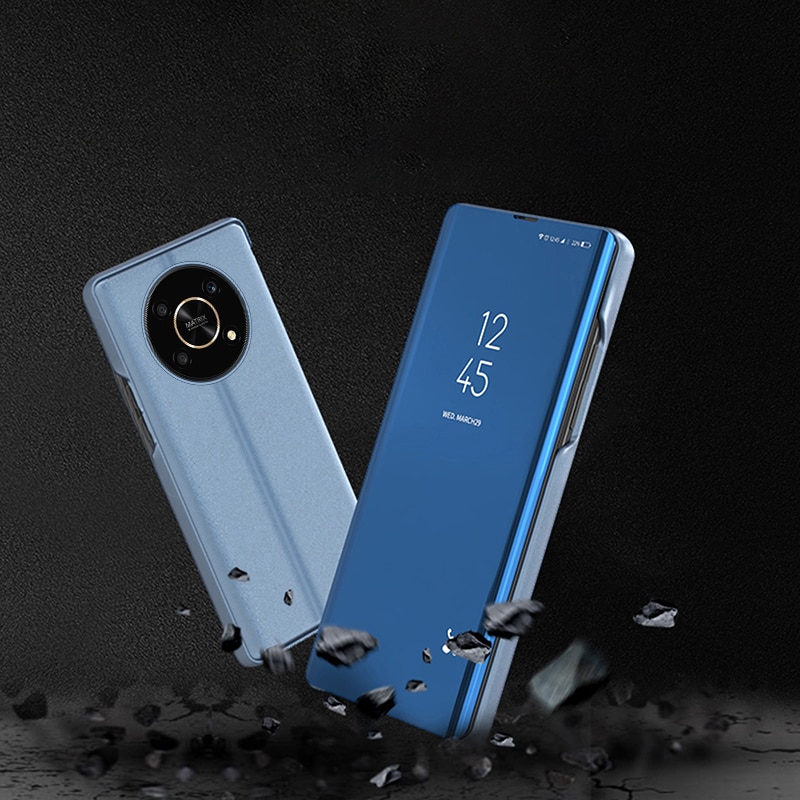 Clear View-etui til Honor X9 / X9 5G / X30 / Magic4 Lite flipdeksel svart