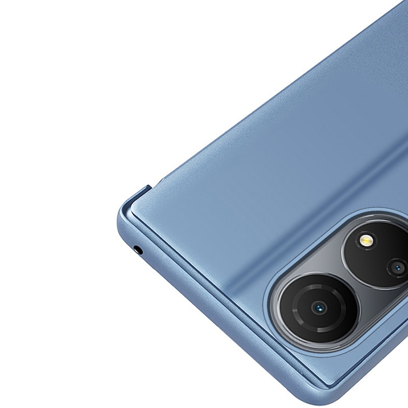 Clear View-etui for Honor X7 / Honor Play 30 Plus flipdeksel svart