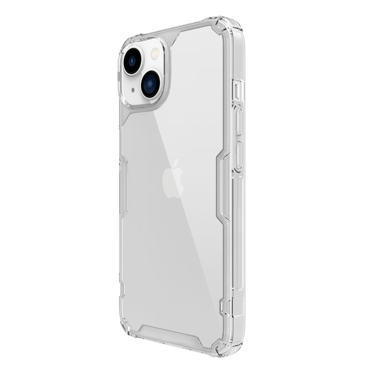 Nillkin Nature Pro iPhone 14 Plus-etui, pansret deksel, gjennomsiktig deksel