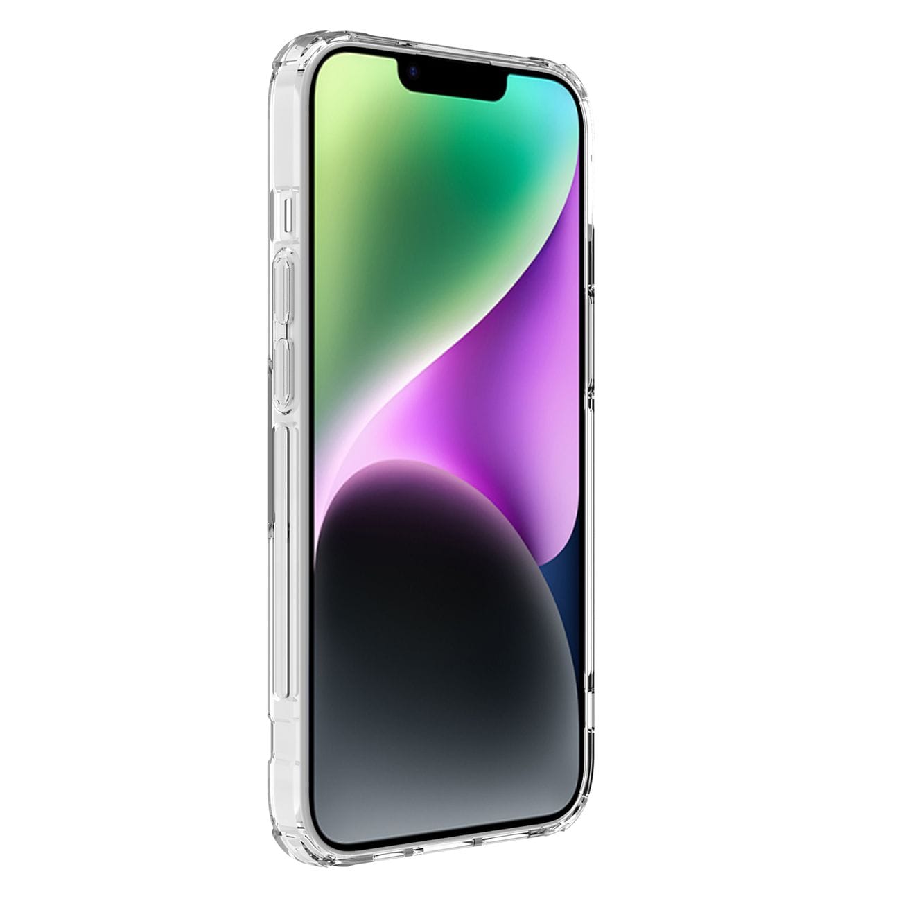 Nillkin Nature Pro iPhone 14 Plus-etui, pansret deksel, gjennomsiktig deksel