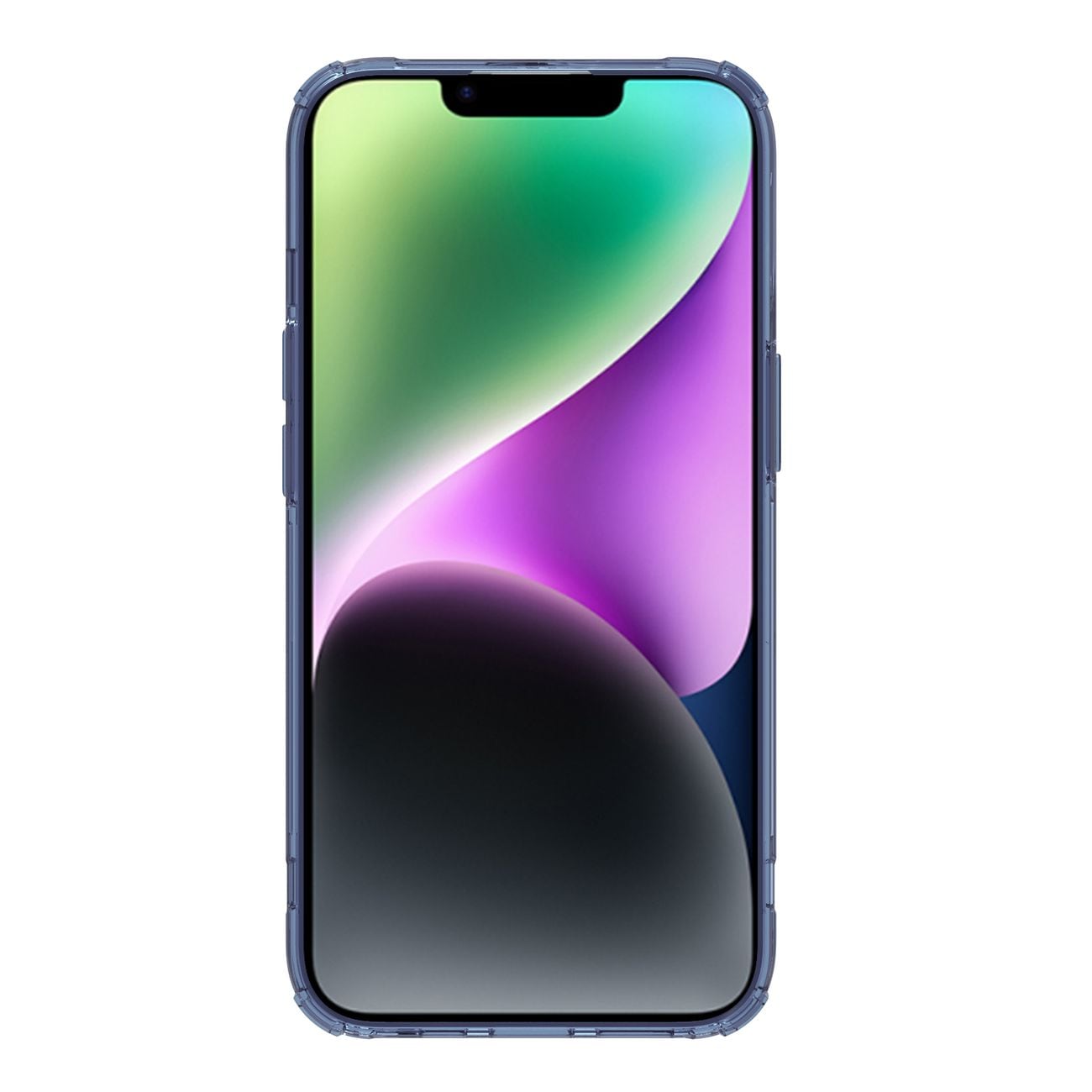Nillkin Nature Pro iPhone 14 Plus-etui, pansret deksel, blått deksel