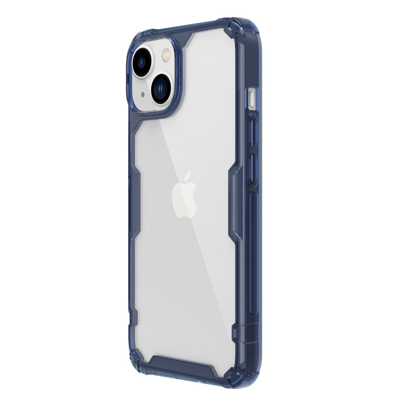 Nillkin Nature Pro iPhone 14 Plus-etui, pansret deksel, blått deksel