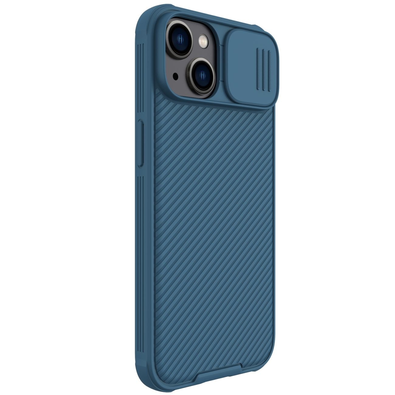 Nillkin CamShield Pro magnetisk etui iPhone 14 Plus deksel kamerabeskyttelse blå (med MagSafe)