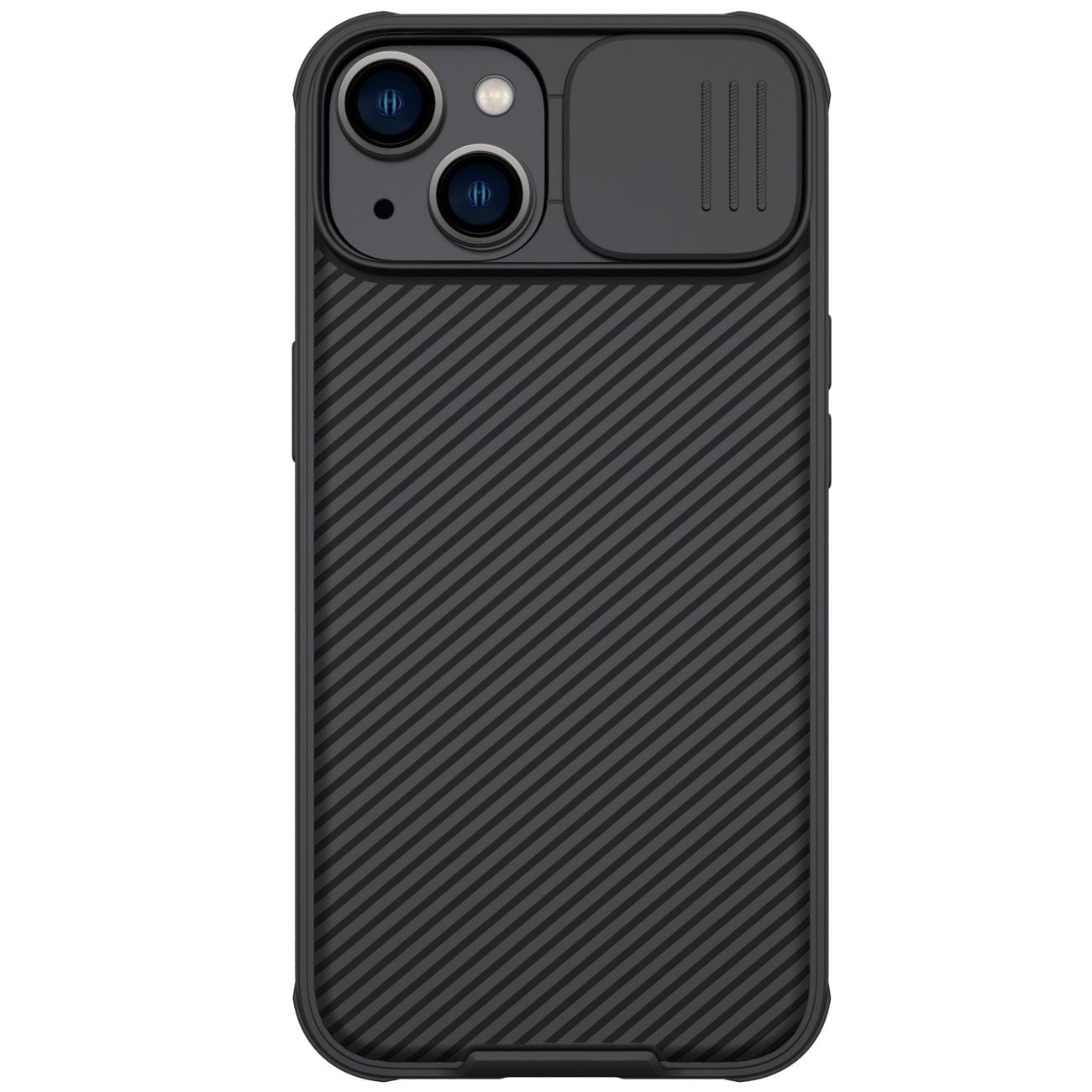 Nillkin CamShield Pro-etui iPhone 14 Plus Armor Cover Kamerabeskyttelse Svart