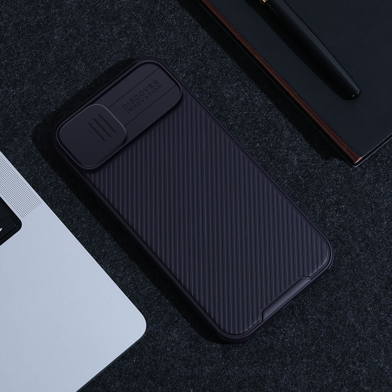 Nillkin CamShield Pro-etui iPhone 14 Plus pansret deksel kamerabeskytter Grønn