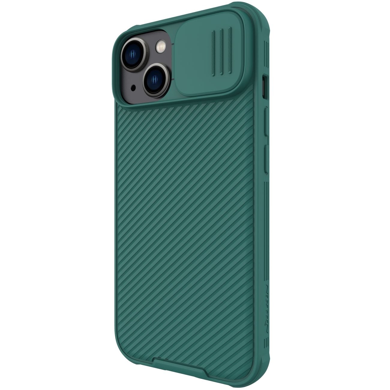Nillkin CamShield Pro-etui iPhone 14 Plus pansret deksel kamerabeskytter Grønn