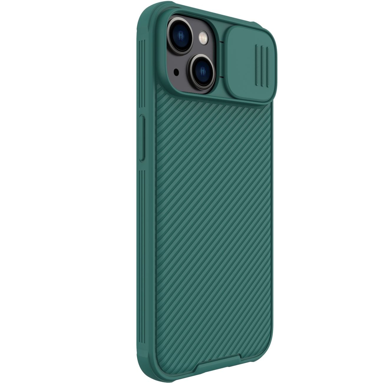Nillkin CamShield Pro-etui iPhone 14 Plus pansret deksel kamerabeskytter Grønn