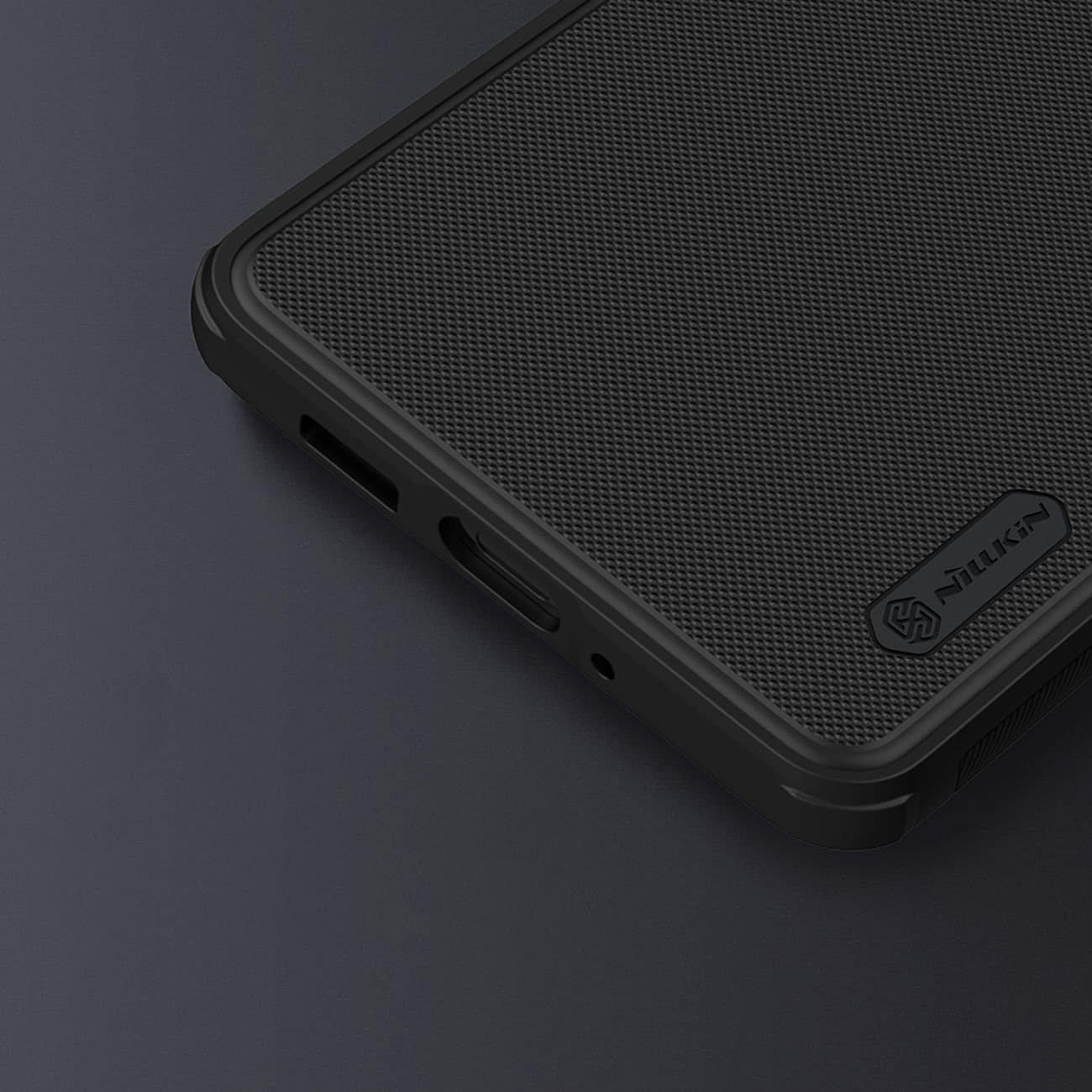 Nillkin Super Frosted Shield Pro-etui for iPhone 14 Plus bakdeksel blå