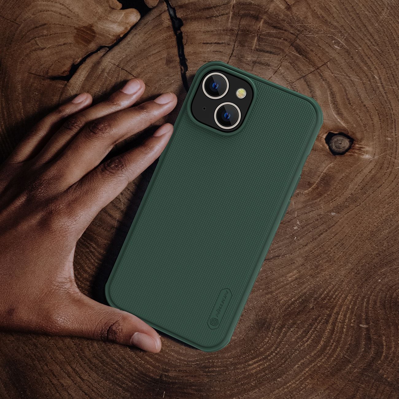 Nillkin Super Frosted Shield Pro-etui for iPhone 14 Plus bakdeksel blå