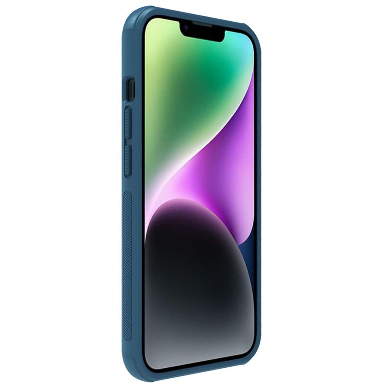 Nillkin Super Frosted Shield Pro-etui for iPhone 14 Plus bakdeksel blå