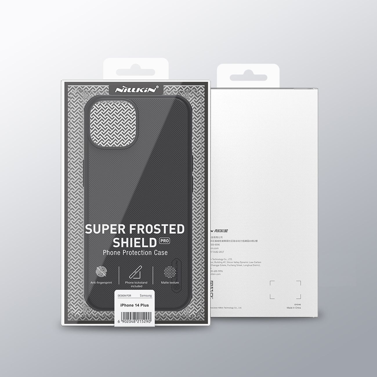 Nillkin Super Frosted Shield Pro-etui for iPhone 14 Plus bakdeksel blå