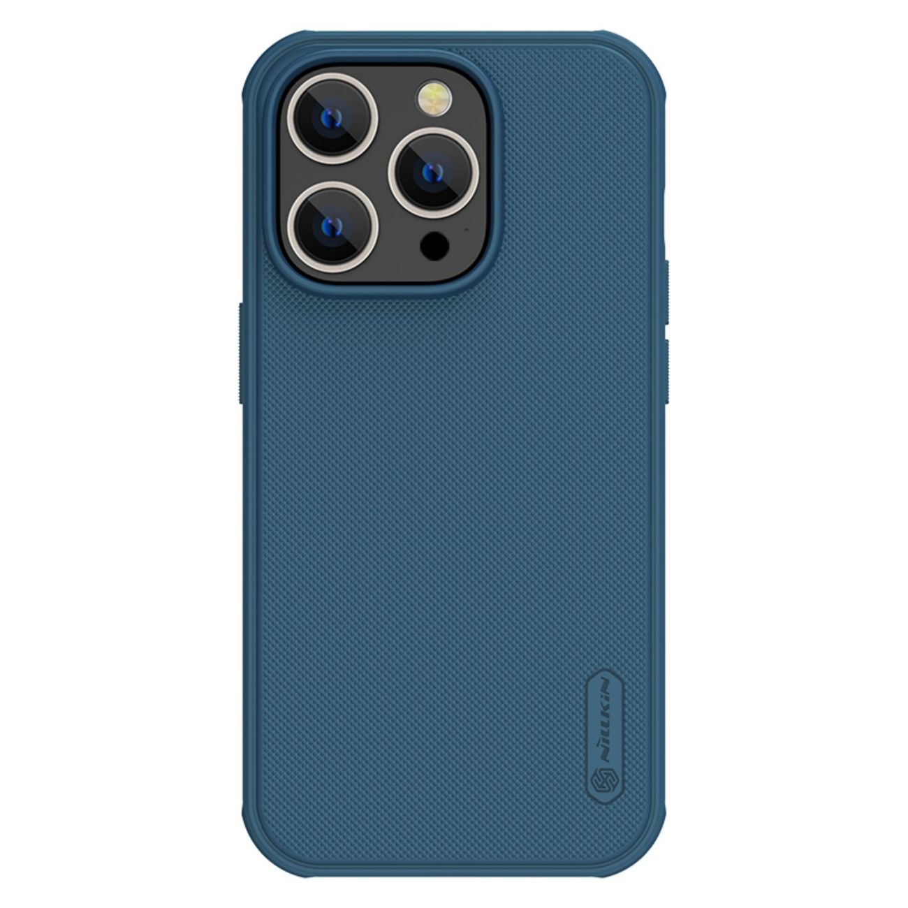 Nillkin Super Frosted Shield Pro-etui for iPhone 14 Pro Max bakdeksel blå