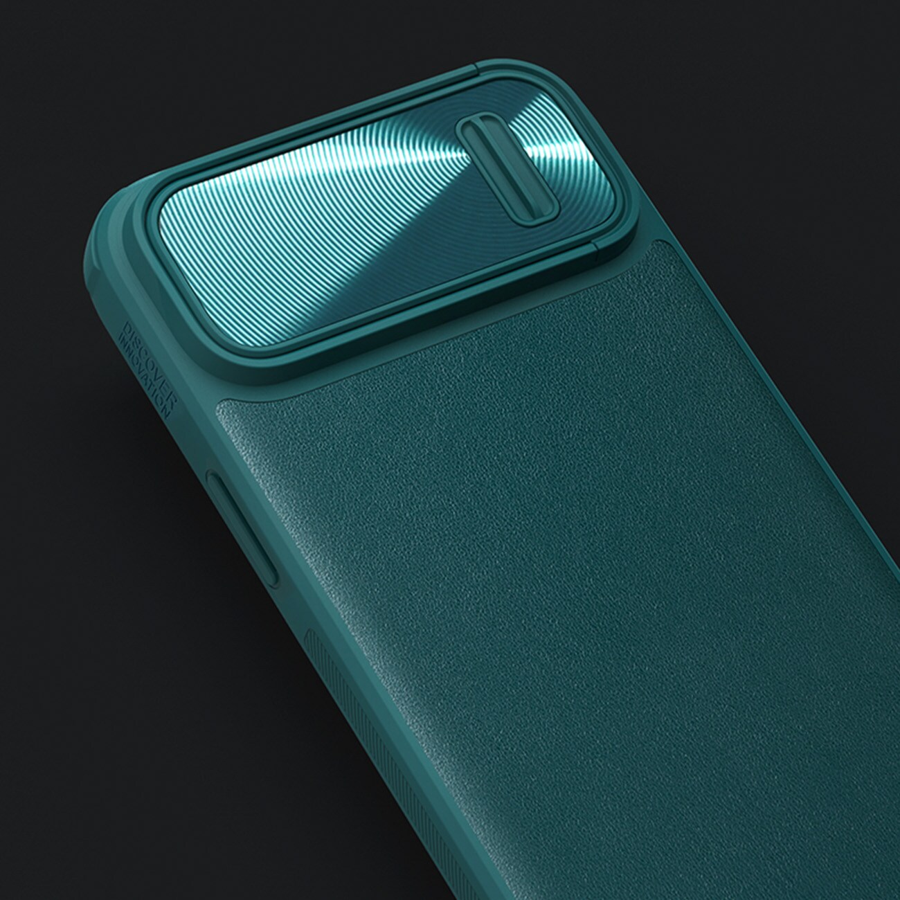 Nillkin CamShield Leather S Case iPhone 14 Plus-etui med kameradeksel blå