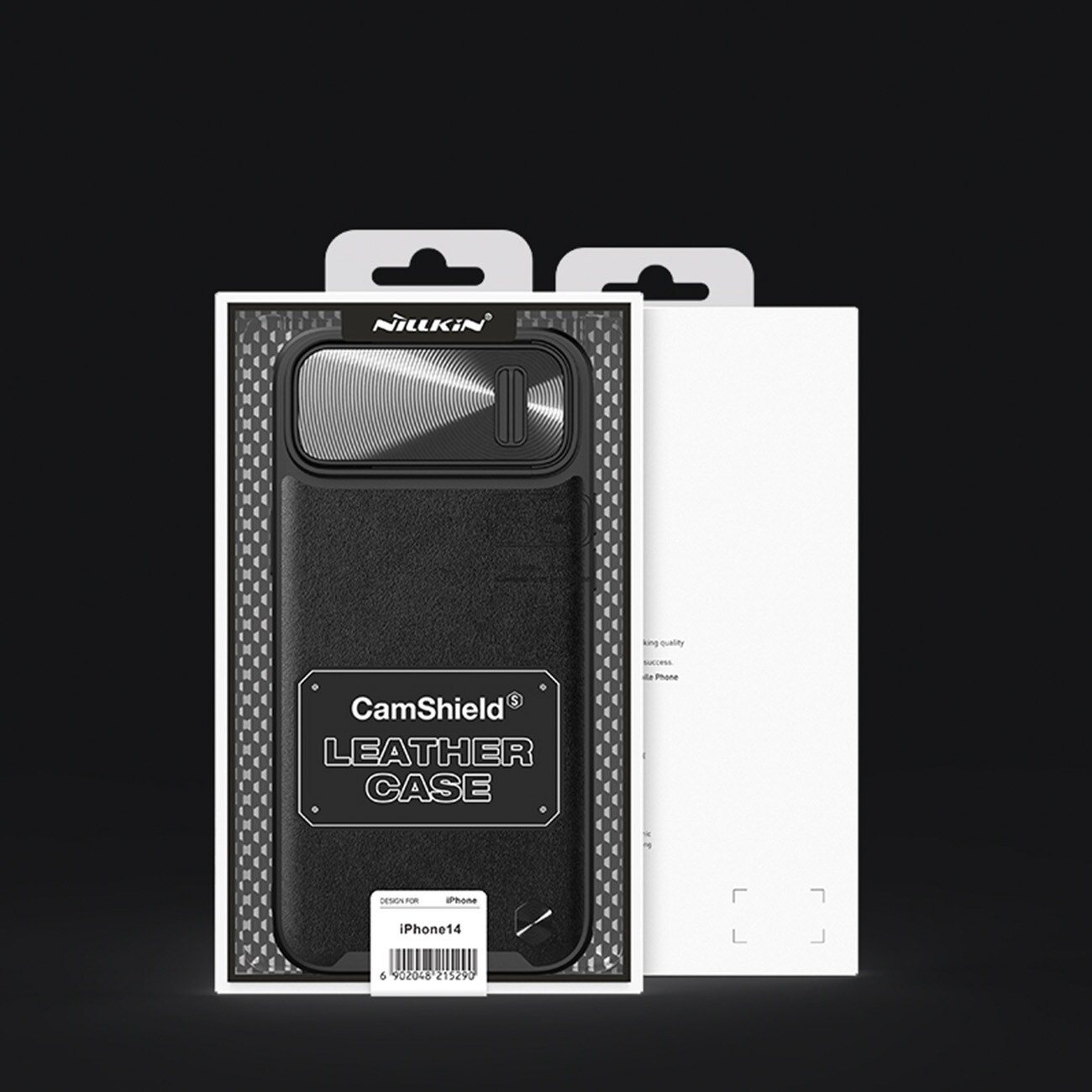 Nillkin CamShield Leather S Case iPhone 14 Plus-etui med kameradeksel grønn