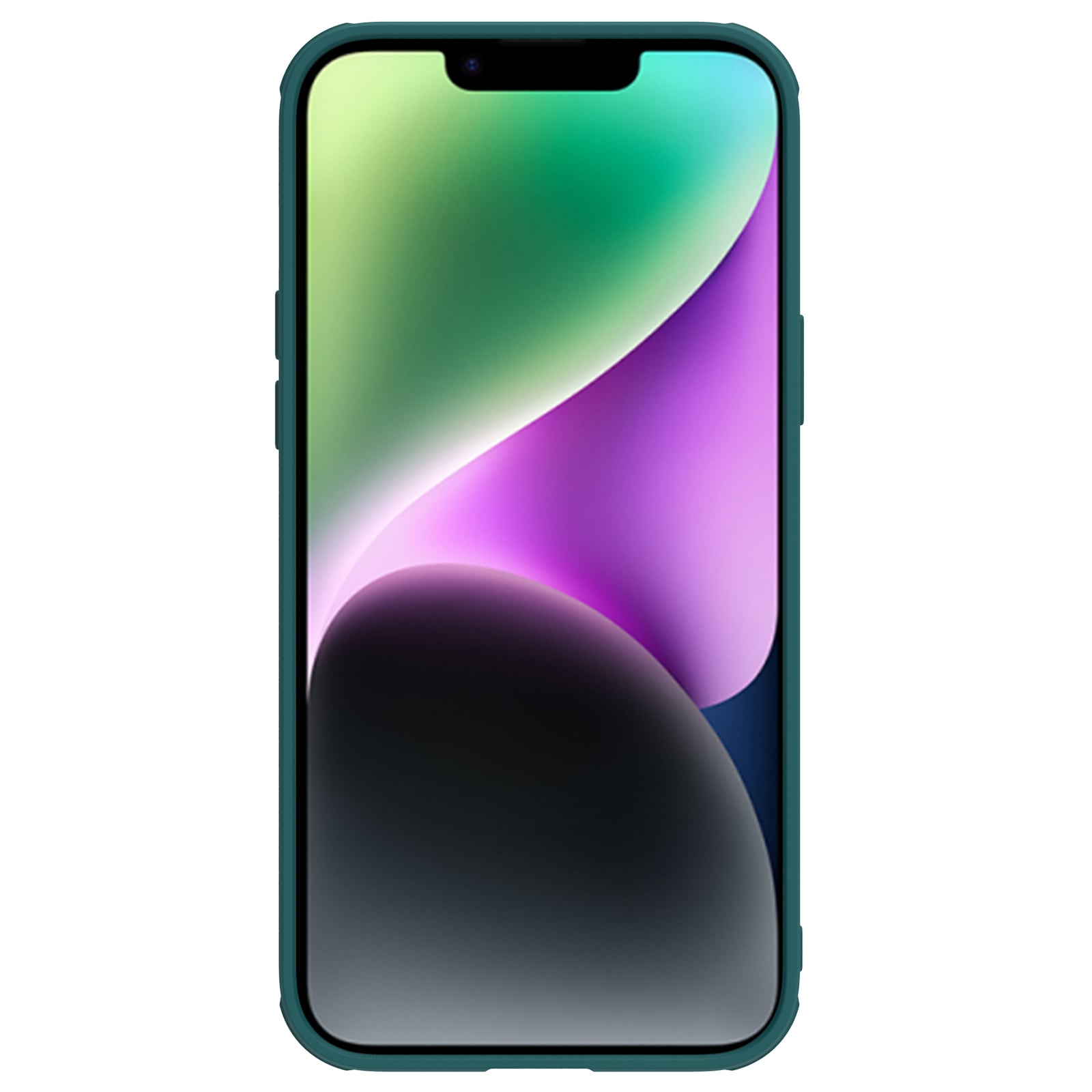 Nillkin CamShield Leather S Case iPhone 14 Plus-etui med kameradeksel grønn