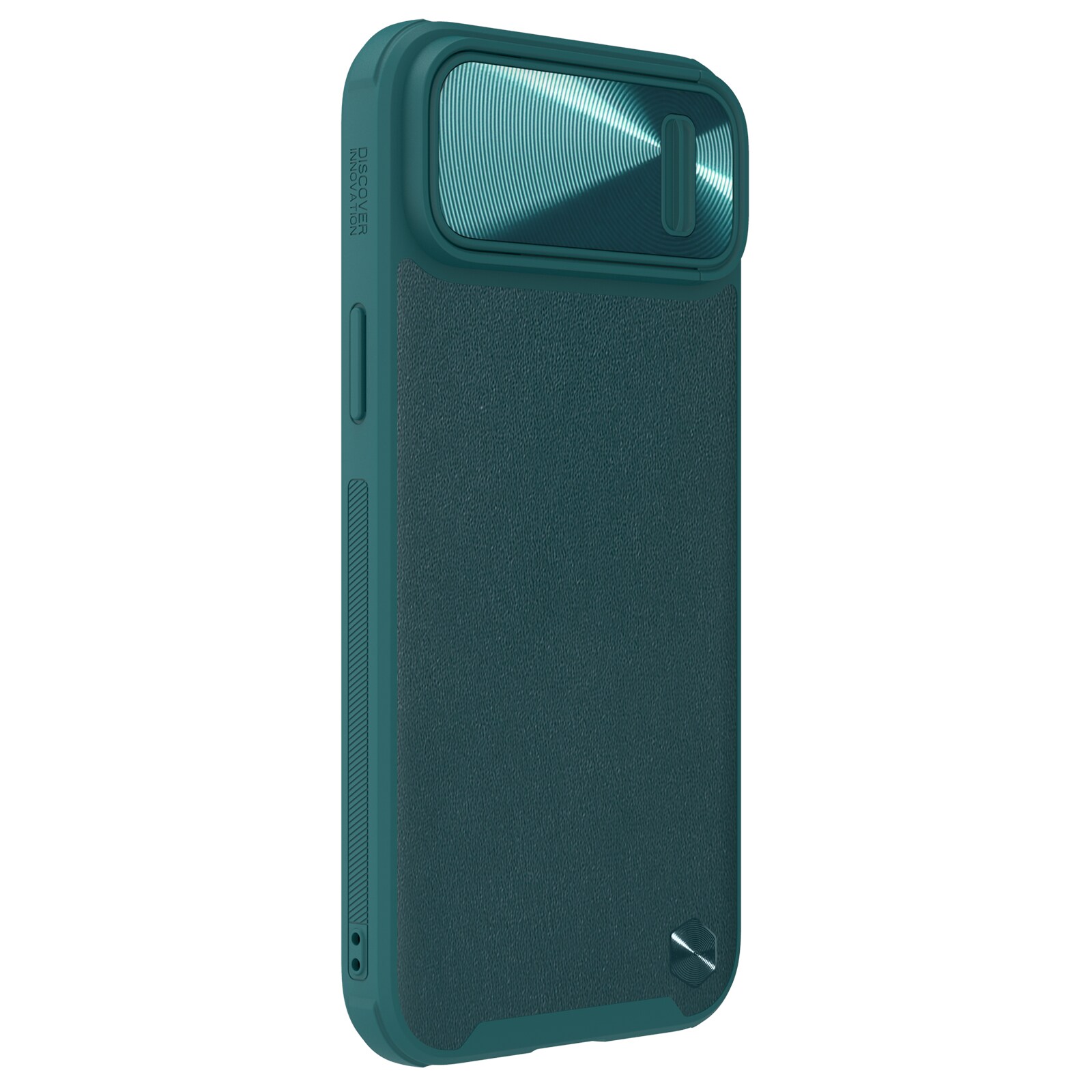 Nillkin CamShield Leather S Case iPhone 14 Plus-etui med kameradeksel grønn