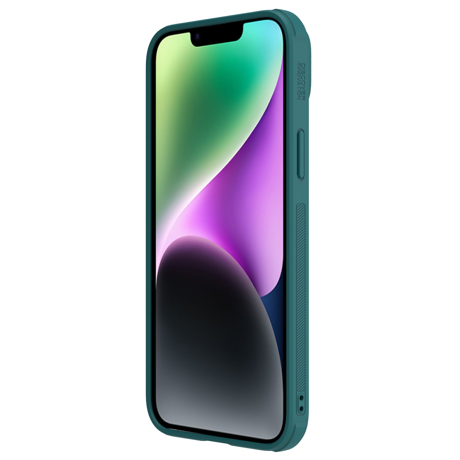 Nillkin CamShield Leather S Case iPhone 14 Plus-etui med kameradeksel grønn