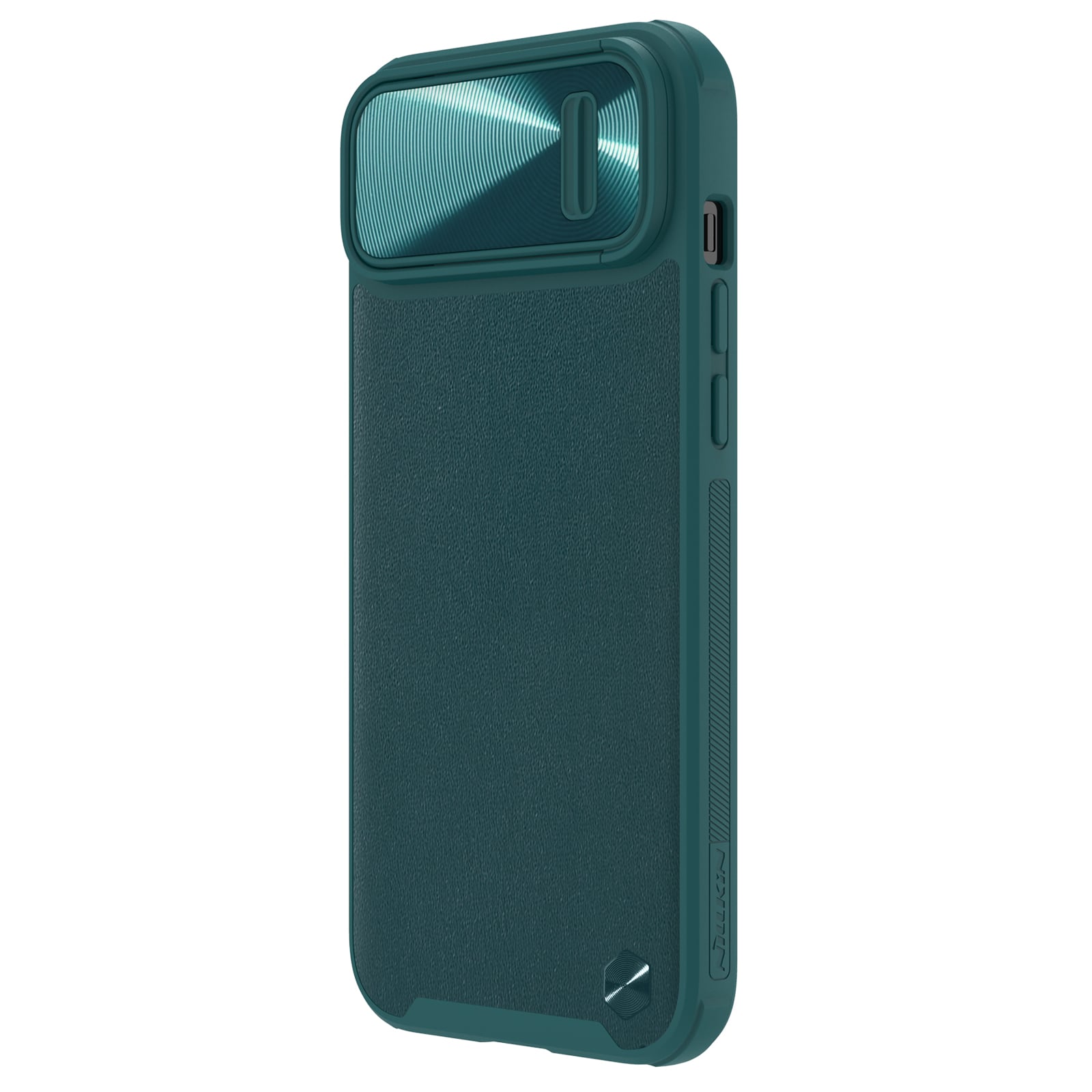 Nillkin CamShield Leather S Case iPhone 14 Plus-etui med kameradeksel grønn