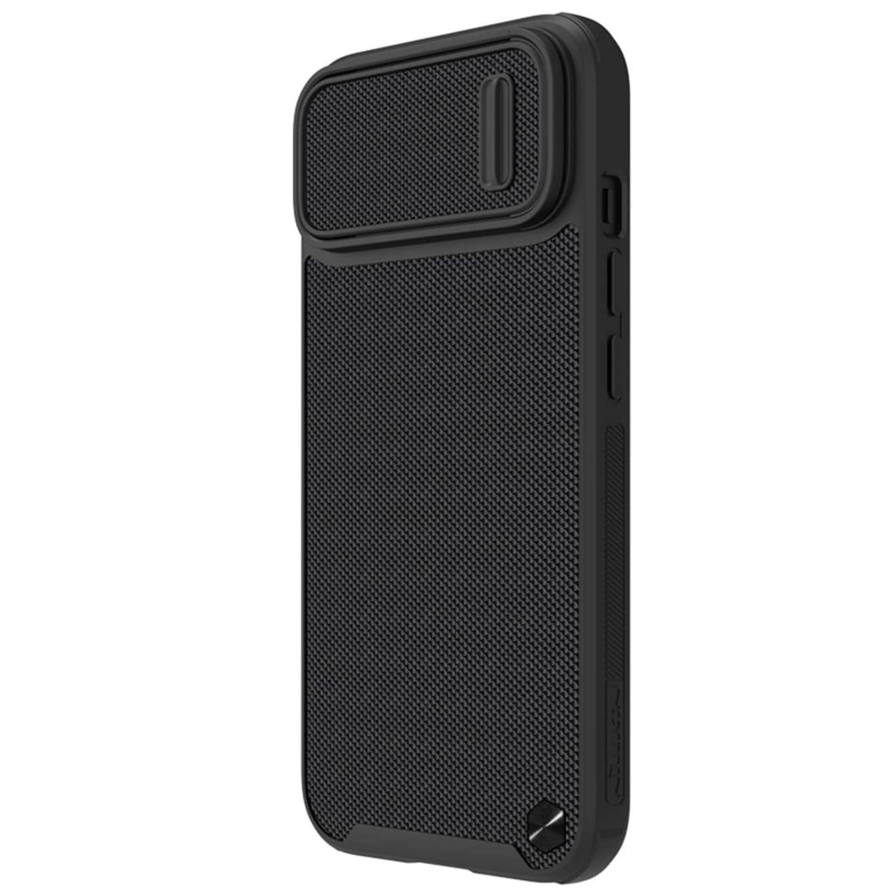 Nillkin Textured S Case iPhone 14 Plus pansrede deksel med kameradeksel, svart