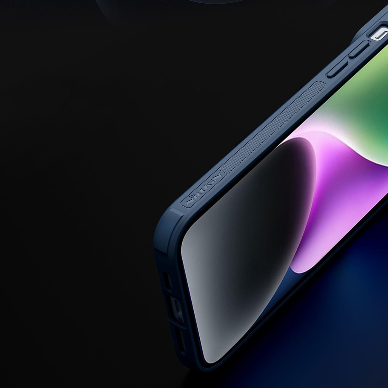 Nillkin Textured S Case iPhone 14 Plus pansrede deksel med kameradeksel grønn