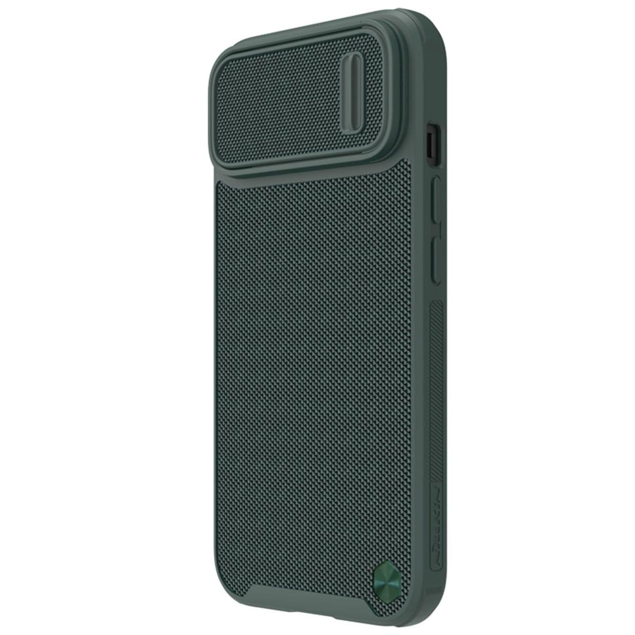 Nillkin Textured S Case iPhone 14 Plus pansrede deksel med kameradeksel grønn