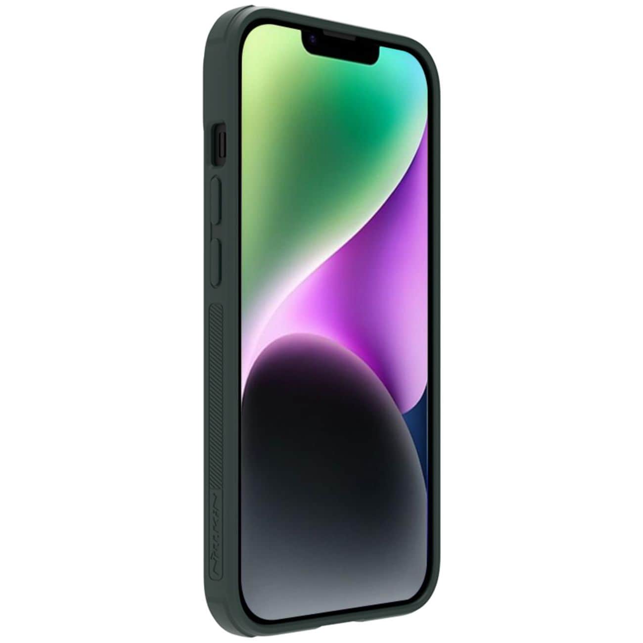 Nillkin Textured S Case iPhone 14 Plus pansrede deksel med kameradeksel grønn