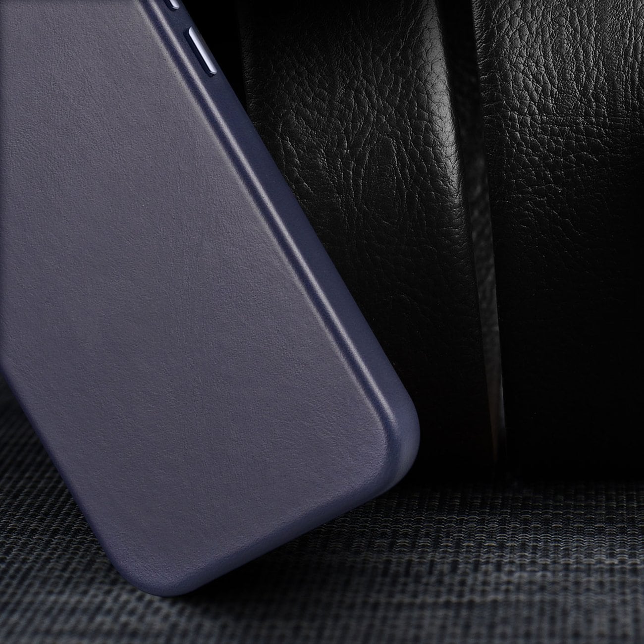 Dux Ducis Naples-etui for iPhone 14 Plus magnetisk lærveske MagSafe blå