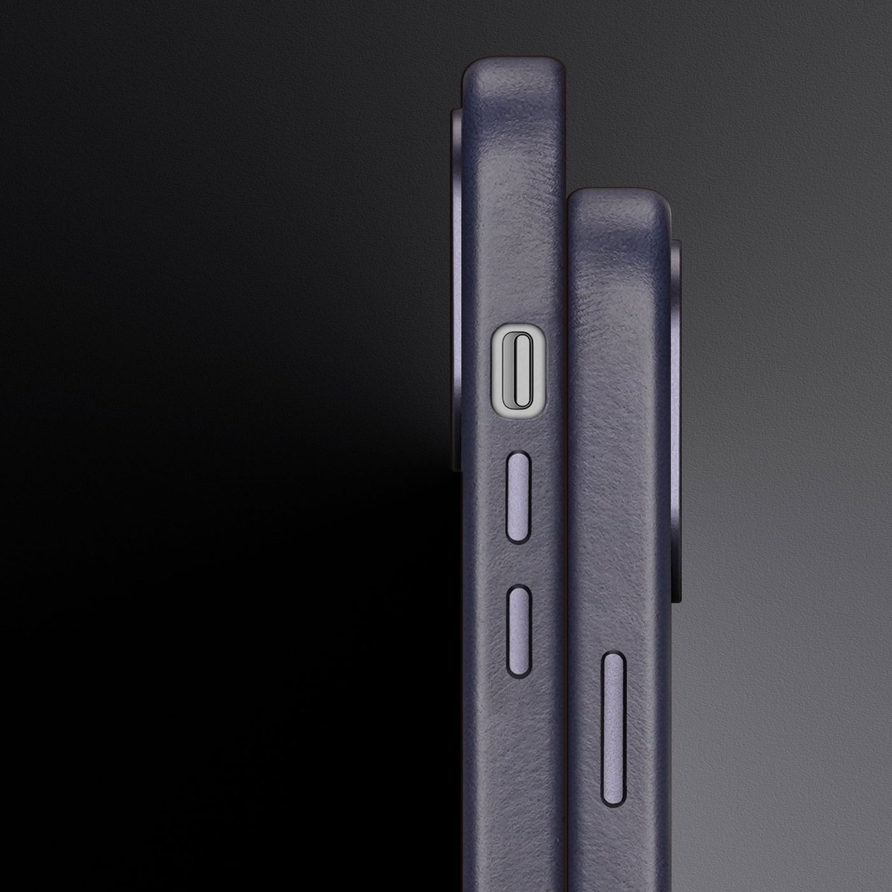 Dux Ducis Naples-etui for iPhone 14 Plus magnetisk lærveske MagSafe blå