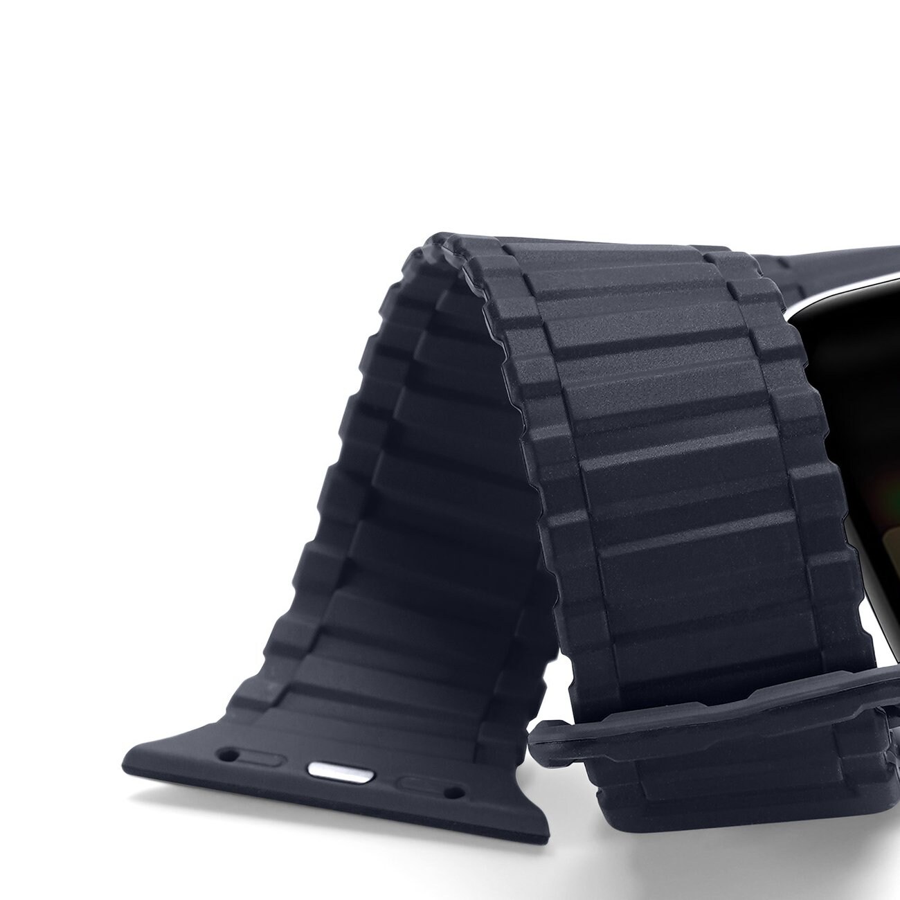 Dux Ducis Armor Strap for Apple Watch SE/9/8/7/6/5/4/3/2/1 (41/40/38mm) Silicone Magnetic Band Blue