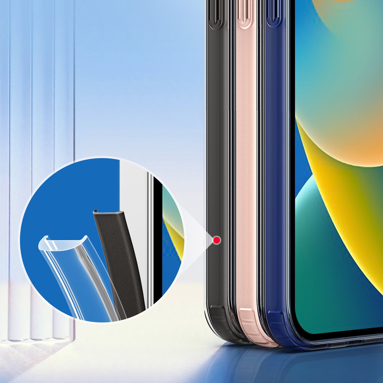 Dux Ducis Clin2-etui for iPhone 14 Plus magnetisk deksel MagSafe grå