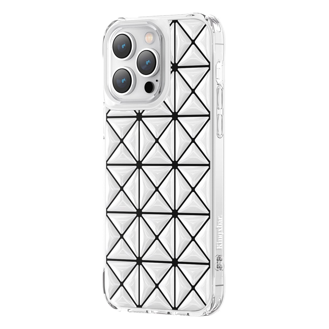 Kingxbar Miya Series-etui for iPhone 14 Pro bakdeksel hvitt