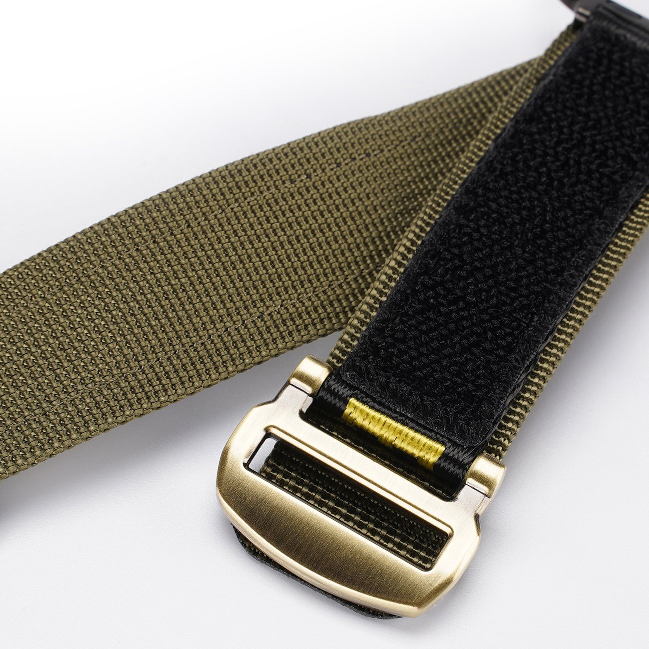 Dux Ducis utendørs Apple Watch Ultra-rem, SE, 9-1 (49, 45, 44, 42 mm), nylon med gult armbånd