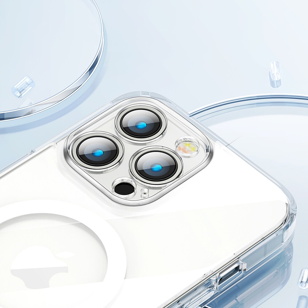 Joyroom 14D magnetisk etui for iPhone 14 Plus, kompatibel med MagSafe, gjennomsiktig (JR-14D7)