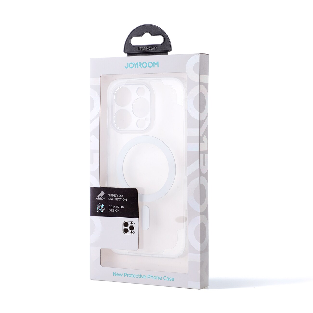 Joyroom 14D magnetisk etui for iPhone 14 Plus, kompatibel med MagSafe, gjennomsiktig (JR-14D7)