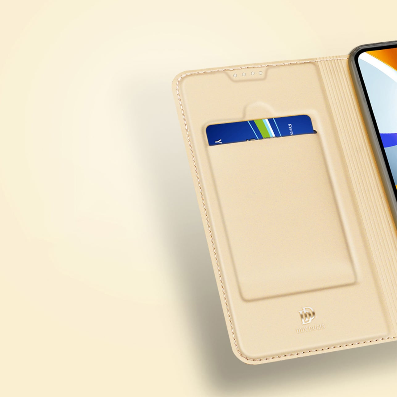 Dux Ducis Skin Pro-etui for Oppo Reno 8 Pro flip cover kort lommebok stativ svart