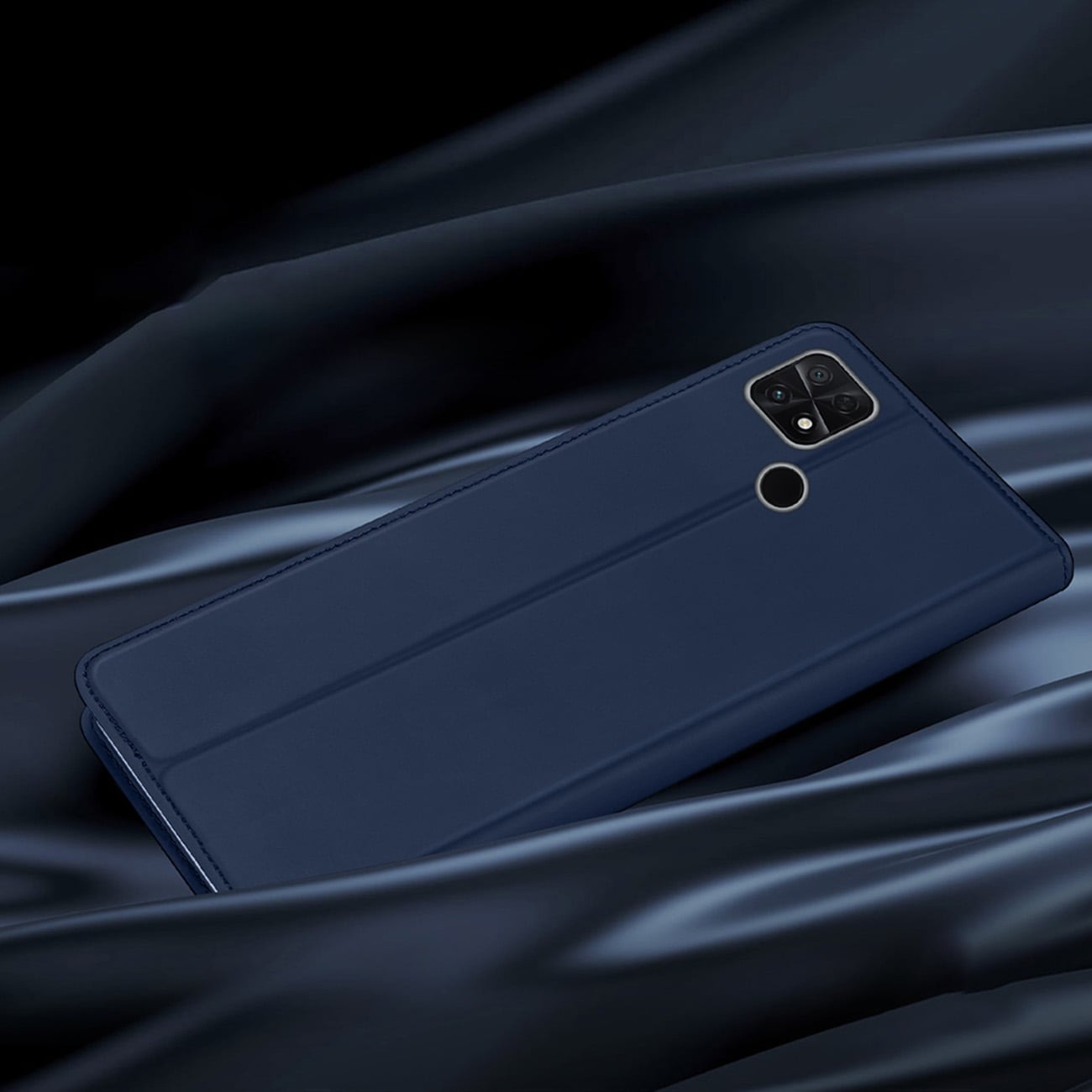 Dux Ducis Skin Pro-etui for Oppo Reno 8 Pro flip cover kort lommebok stativ blå