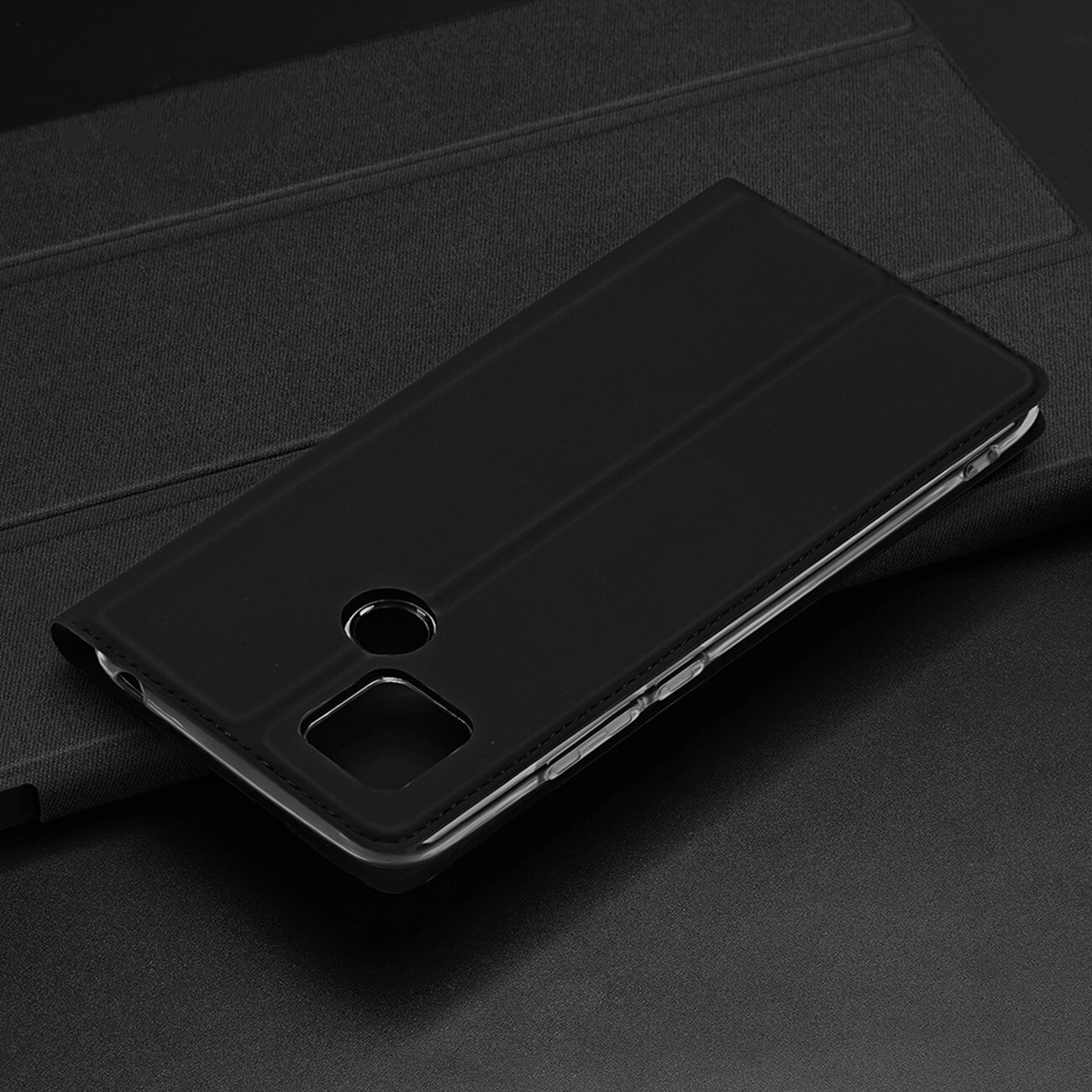 Dux Ducis Skin Pro-etui for Oppo Reno 8 Pro flip cover kort lommebok stativ blå