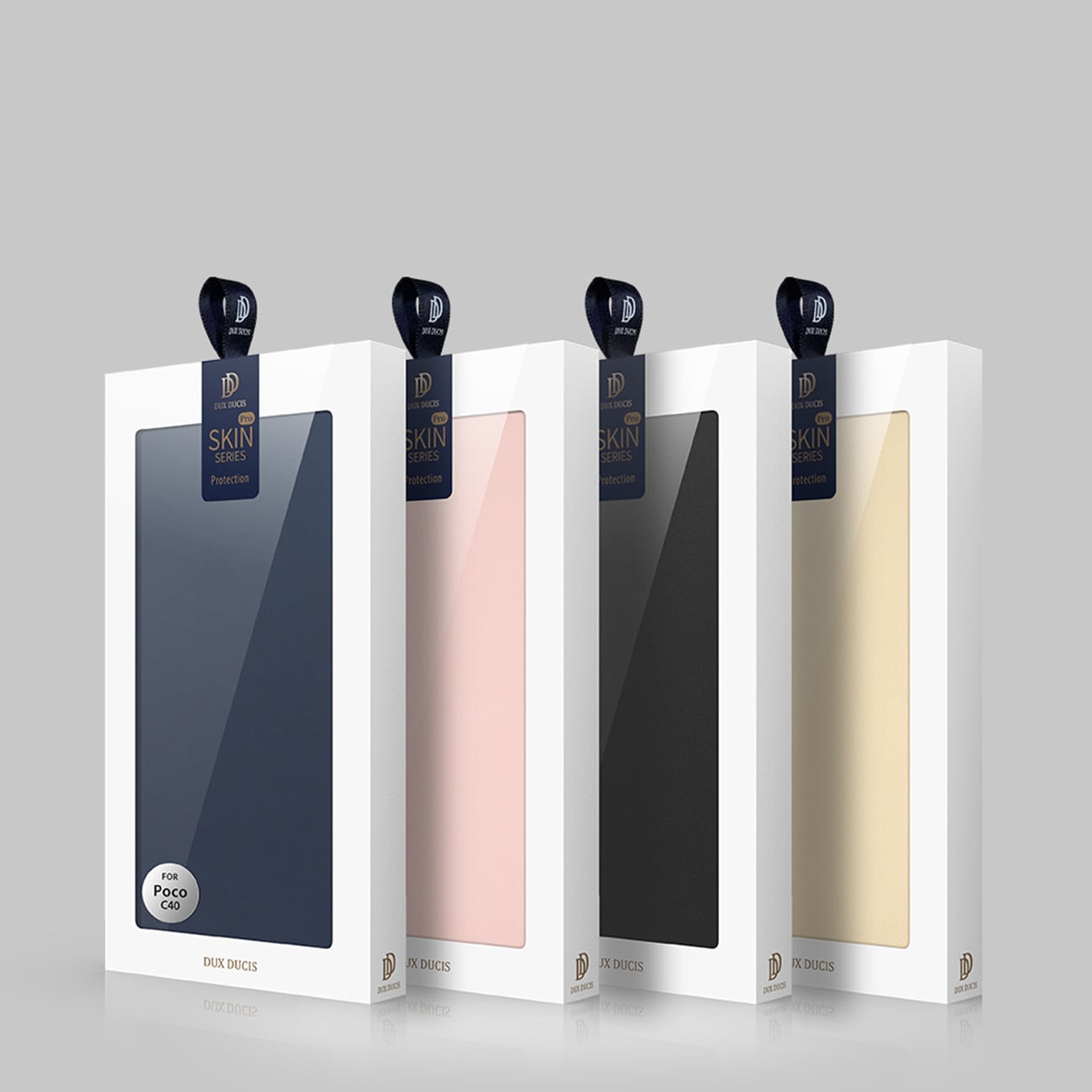 Dux Ducis Skin Pro-etui for Oppo Reno 8 Pro flip cover kort lommebok stativ blå