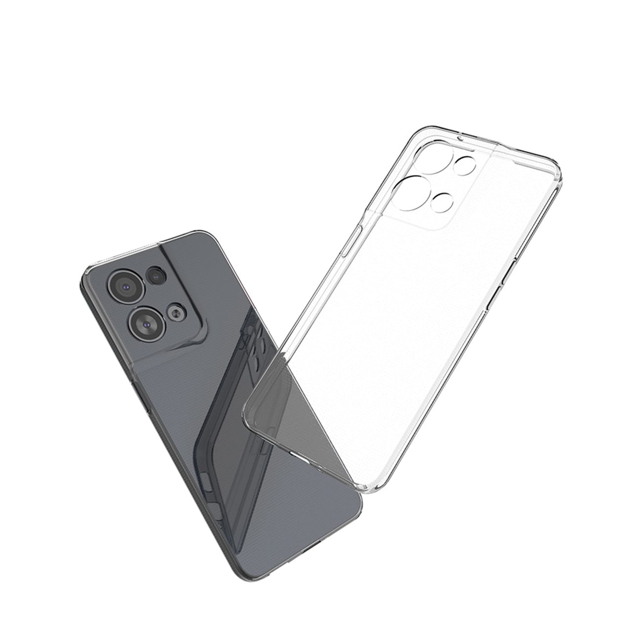 Ultra Clear 0,5 mm etui for $ 0000042n Reno 8 Pro tynt deksel gjennomsiktig