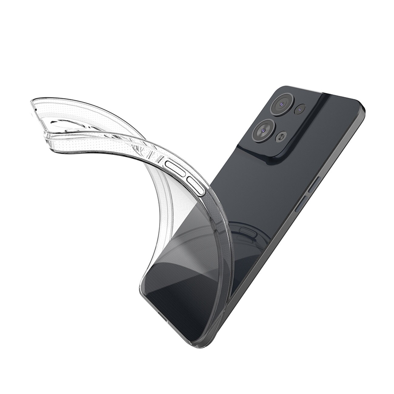Ultra Clear 0,5 mm etui for $ 0000042n Reno 8 Pro tynt deksel gjennomsiktig
