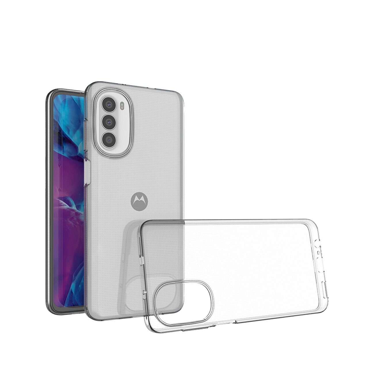 Ultra Clear 0,5 mm etui for Motorola Moto G82 5G / Moto G52 tynt deksel gjennomsiktig