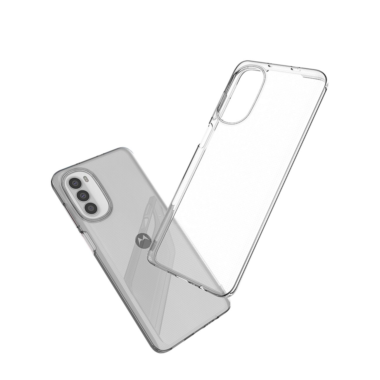 Ultra Clear 0,5 mm etui for Motorola Moto G82 5G / Moto G52 tynt deksel gjennomsiktig