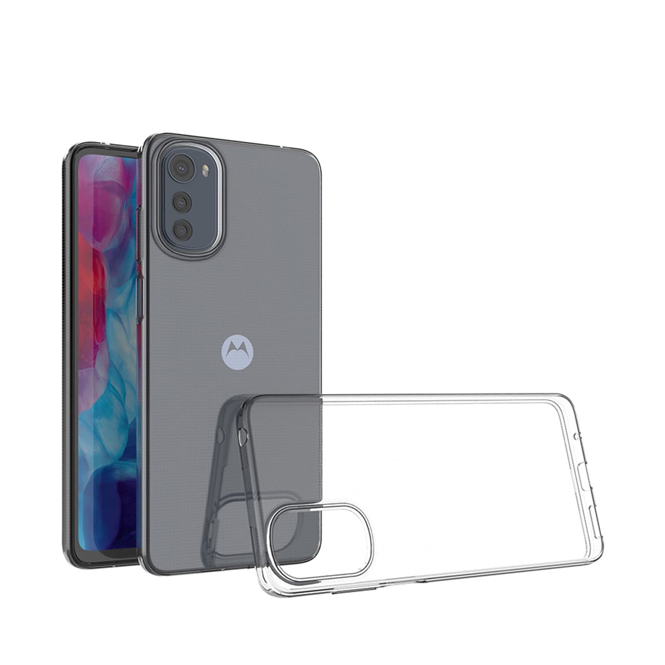 Ultra Clear 0,5 mm etui for Motorola Moto E32 tynt deksel gjennomsiktig